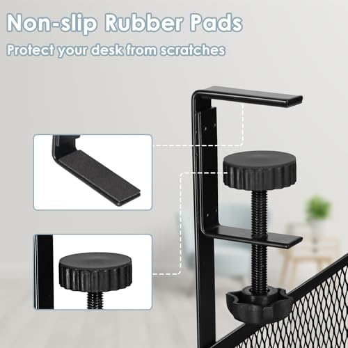 Cable Management, 2 Pack Cable Management Under Desk, Cable Tray
