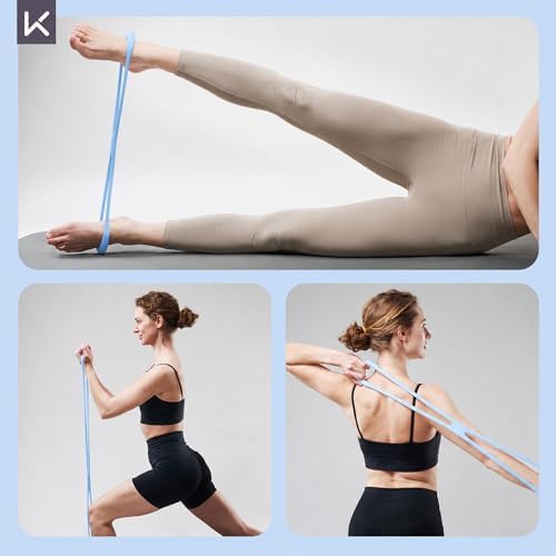 Keep Figure-8 Resistance Band - High Elasticity Exercise Band for Arm Toning, Shoulder & Core Stretching - Anti-Slip Grip Portable Fitness Equipment for Home Workout