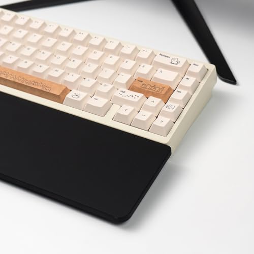 Sumgsn Black Keyboard Wrist Rest, Gel Wrist Pad for Keyboard 60%/68%/70%