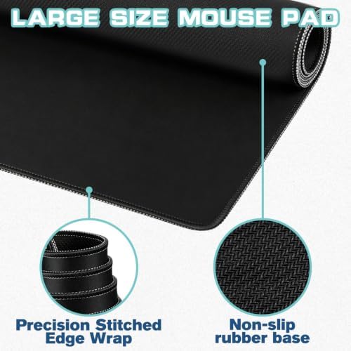 Mouse Pad Gaming - Desk Mat for Keyboard and Mouse - Large Mouse Pads for Desk, Gaming Mousepad with Non-Slip Base, Desks Pad (31.5" X 11.8") for Game, Office and Home