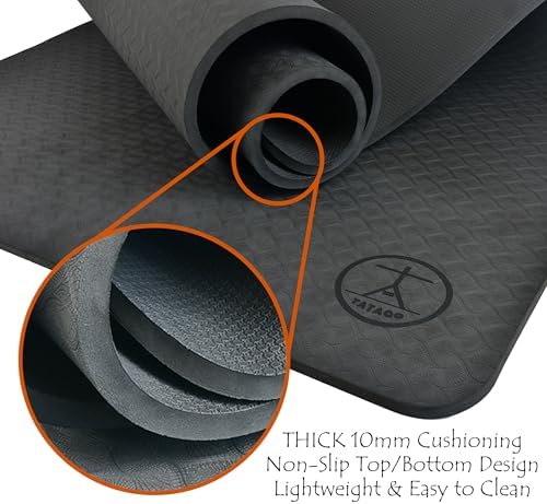 Extra Large Yoga Mat XL, Wide and Long, Extra Thick Non Slip Exercise Mat