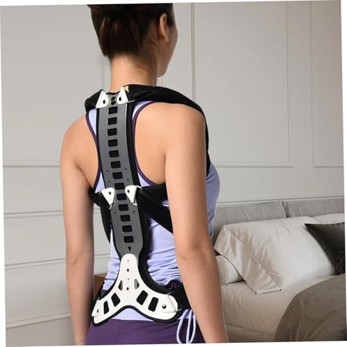 Back Brace Corrector, Adjustable Hunchback Corrector, Breathable Back Straightener, Pain Relief Improve Thoracic Kyphosis Spine for Men Women, L