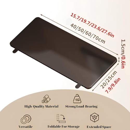 Desk Extender Tray, Wall Mounted Folding Desk Extension for Small Spaces