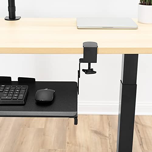 VIVO Black Height Adjustment Kit Brackets for Keyboard Trays, MOUNT-KB5SP