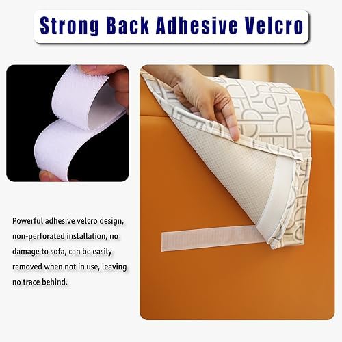 Velvet Recliner Headrest Pillow, Non-Slip Neck Support, Light Geometry
