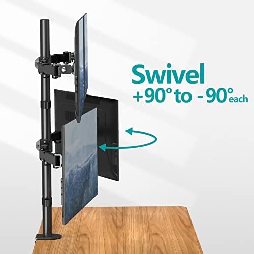 MOUNT PRO 4 Monitor Mount for Max 32" Computer Screens, Up to 17.6lbs Each