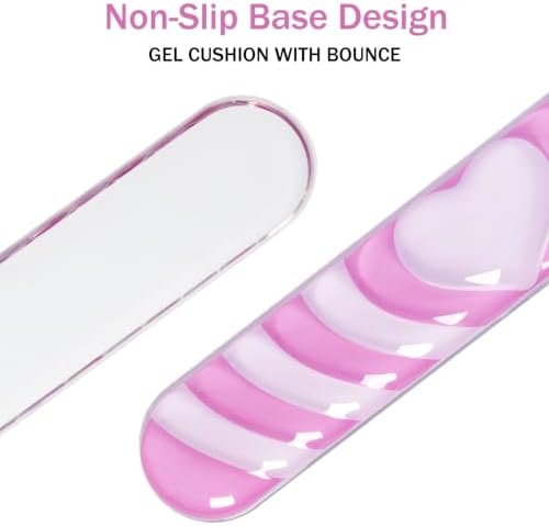 L-SPOUTTO Pink Cute Ergonomic Gel Wrist Rest for Mouse and Keyboard,Heart