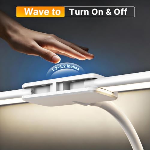 Syrinx LED Desk Lamp for Home Office, 18W 2000LM Dimmable Light, White