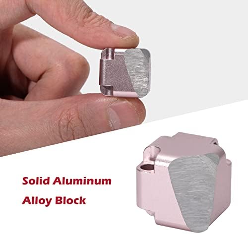 Lifidea Aluminum Alloy Metal Infinity Cube Fidget Cube (6 Colors) Handheld Fidget Toy Desk Toy with Cool Case Infinity Magic Cube Relieve Stress Anxiety ADHD OCD for Kids and Adults (Gold)