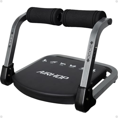 AIRHOP Ab Machine 4-Speed Auto Rebound Sit Up Abdominal Trainer Home Gym