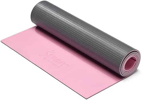 Sunny Health & Fitness Exercise Yoga Mats - Non-Slip Support for Home & Gym