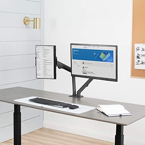 VIVO Black Universal VESA Mount Adapter, 7 in Tablet Holder, MOUNT-UVM02
