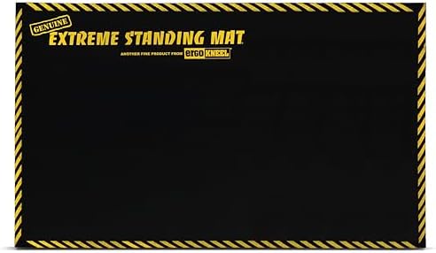 Standing Mat Industrial Anti-Fatigue for Work, 3' x 5' x 1", Black Foam