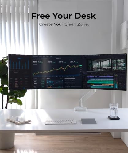 Modernsolid Heavy Duty Monitor Arm for 34-49 Inch Ultrawide Curved Screens