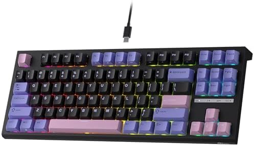 RK ROYAL KLUDGE C87 Hall Effect Mechanical Gaming Keyboard, Magnetic Switch