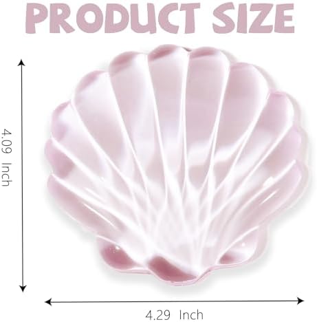 Gel Wrist Rest for Keyboard and Mouse Pink Transparent Shell Keyboard Wrist Rest Ergonomic Cute Pink Clear Cool Seashell Mouse Wrist Pad Silicone Non-Slip Support for Computer Gaming Home Office