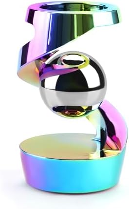 Kinetic Spinning Fidget Desk Toy for ADHD Stress Relief, Rainbow