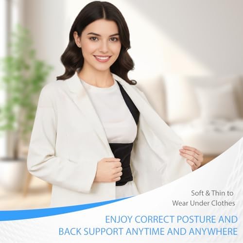 Posture Corrector for Women and Men, Adjustable Full Back Brace