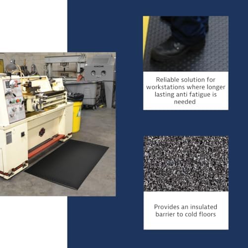 NoTrax 417 Bubble Sof-Tred™ with Dyna-Shield® 2' x 3' x 1/2" Anti Fatigue