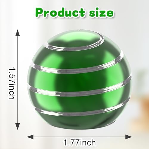 Kryfa 1.77in Kinetic Fidget Desk Toy, Anxiety Relief ADHD for Adults, Green