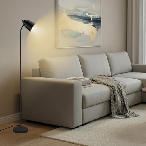 LALISU Floor Lamp, Industrial Floor Lamps for Living Rooms & Bedrooms