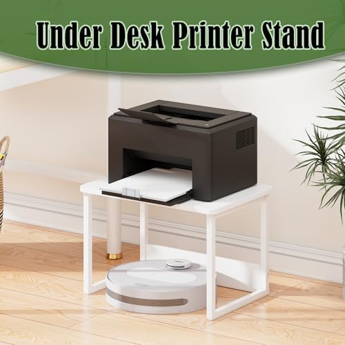 MARTY Printer Stand for Desk, Desktop Shelf Printer Riser for Home Office