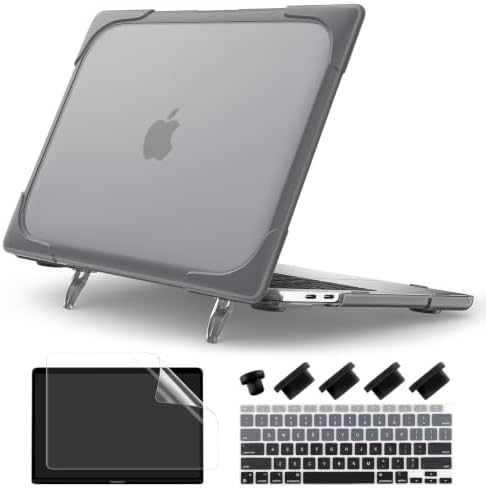 Batianda Heavy Duty Case for MacBook Air 13 Inch 2018-2020, Grey