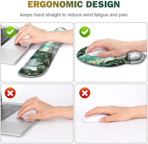 Gaming Mouse Pad, Large Desk Mat, Cute Desk Pad Protector 4in1 XXL Mousepad