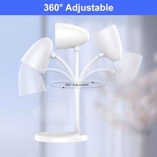 LED Desk Lamp for Home Office,Dimmable Table Lamp 3 Light Colors