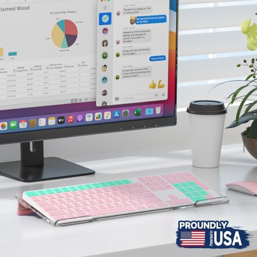Ergonomic Computer Keyboard Stand - Adjustable Keyboard Riser Tilt Clear and Glitter Rose Gold Acrylic Keyboard Tray Non-Slip Elevated Typing Key Board Holder Lift for Office Desk Accessories