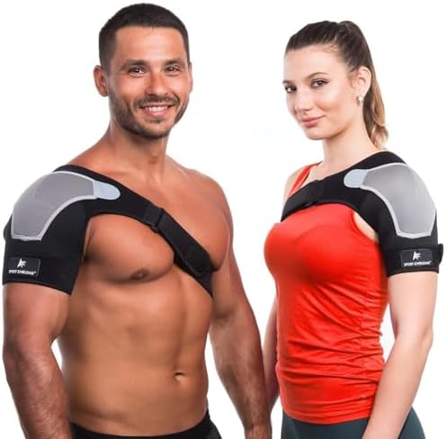 Rotator Cuff Shoulder Brace, Adjustable Arm Sling for Injury Support