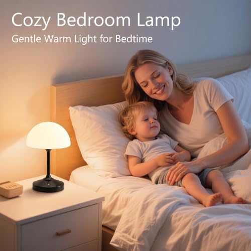 Dawnwake Table Lamp Cordless Lamp,5000mAh Rechargeble Battery Operated Lamp