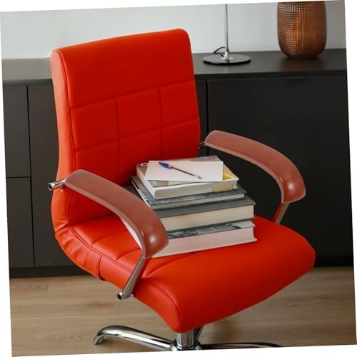 ARTIBETTER 3pairs Ergonomic Wooden Office Chair Armrest Pads Easy to Install Oak Armrests for Comfort and Support Swivel and Executive Chairs