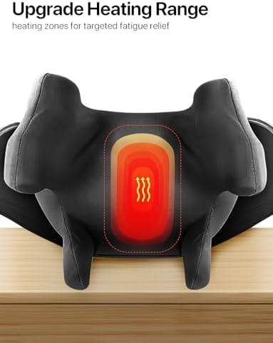 MASGRE Shiatsu Neck and Shoulder Massager with Heat for Pain Relief