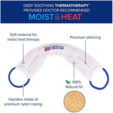 Bed Buddy Neck Warmer Microwave Heating Pad, Heating Pad for Neck & Cramps, Sore Muscles - (Pack of 2)