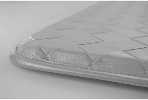 Chef Gear Diamond Weave Non-Skid Comfort Mat, Silver, 18 by 30-Inch