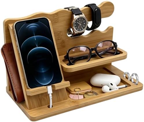 Desk Organizer Gifts for Men Women Dad Wife Husband Boyfriend