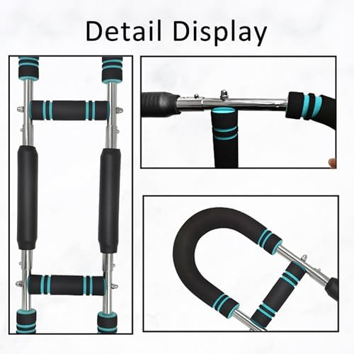 TOPROAD Portable Arm Trainer - 3-Level Adjustable Forearm Exerciser for Office Workout, Compact Upper Body Machines Equipment with Non-Slip Grips