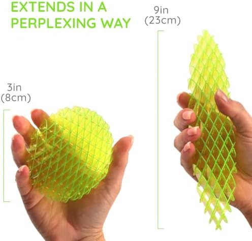 Morf Worm 3D Sensory Fidget Toy for Kids and Adults, Green, Small