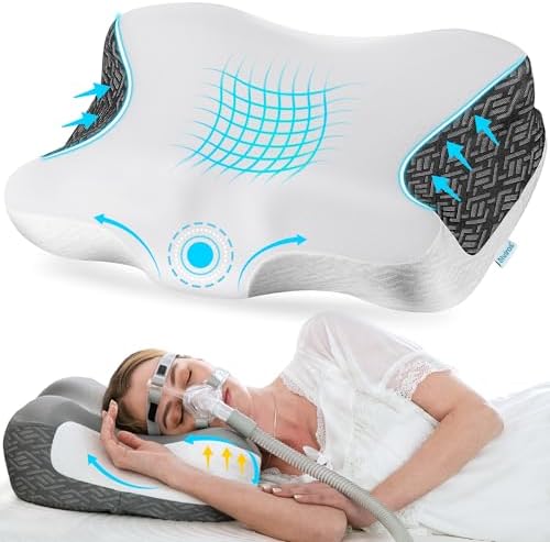 FSA Eligible CPAP Pillow for Users to Reduce Air Leaks & Mask Pressure