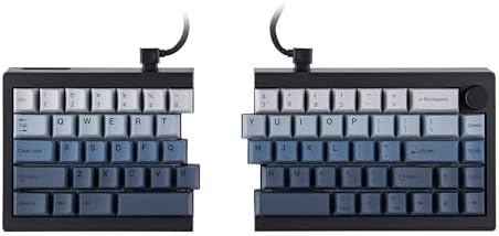 EPOMAKER Split65 QMK/VIA Programmable Keyboard, Wireless Mechanical Keyboard in 2.4Ghz/BT/Type-C, Ergonomic Gaming Keyboard in Split Layout with RGB Backlit (Flamingo Switch)