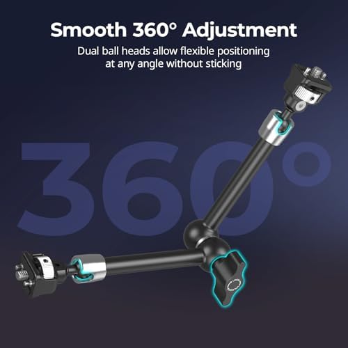 SMALLRIG 11'' Magic Arm with 1/4"-20 Screws & Spring-Loaded Pins