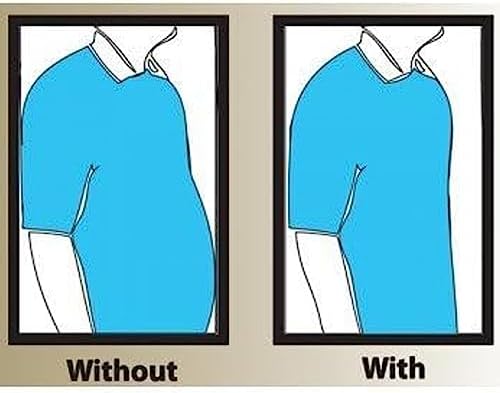 Frogwill® Mens Posture Correction/support/pain Relief Slimming Body Vest Shirt (M, Black-new)
