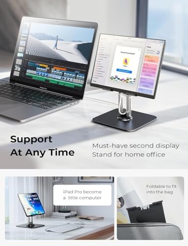 LISEN for iPad Stand Holder, Aluminum Tablet Stand Holder for iPad