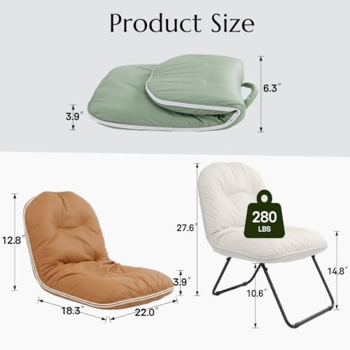 ZonLi Adjustable Floor Chair with Back Support