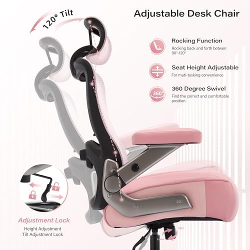 600lbs Big and Tall Office Chair, Heavy Duty Executive Computer Desk Chair