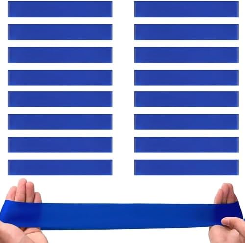 16 PCS Chair Bands With Fidgety Feet Colorful Chair Fidget Bands Desks Stretch Foot Band for ADHD Sensory Flexible Band Classroom Home Chair Fidget Tools Blue