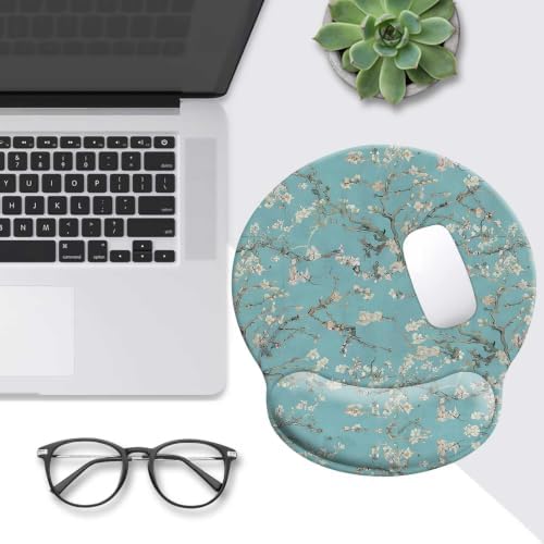 Mouse Pads for Desk, Ergonomic Mouse Pad with Wrist Rest Gaming Mousepad