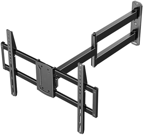 USX MOUNT Corner TV Wall Mount with 32.05" Long Arm for 32-75 Inch TVs up to 100 lbs, Full Motion TV Wall Mount Bracket with Swivel and Tilt, Max VESA 600x400mm fit Most 32 40 50 55 60 65 70 75TVs