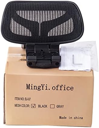 MingYi.office New Headrest for Herman Miller Classic and Remastered Aeron Office Chair Black/Graphite Headrest Only - Chair Not Included (for Classic Aeron)